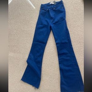 Zara blue flare jeans